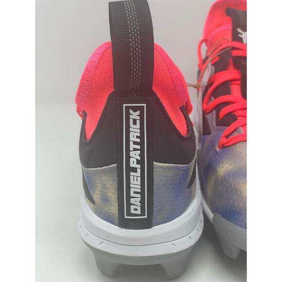 Adidas Daniel Patrick Tie Dye Afterburner Baseball Cleats H03813 Mens Size 10.5 - Picture 10 of 12